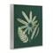 Stupell Industries Fern Sprigs Flower Shape Framed Giclee Wall Art Design by JJ Design House LLC